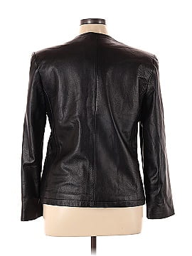 Saks Fifth Avenue Faux Leather Jacket (view 2)