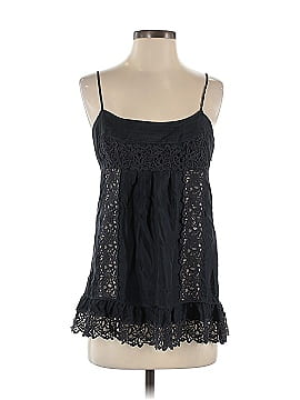 BCBGMAXAZRIA Sleeveless Silk Top (view 1)