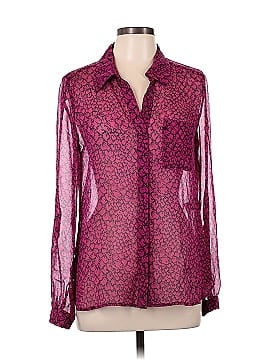 Diane von Furstenberg Long Sleeve Silk Top (view 1)