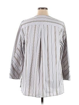 Lafayette 148 New York 3/4 Sleeve Blouse (view 2)