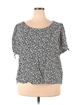 Jones New York Short Sleeve Blouse (view 1)