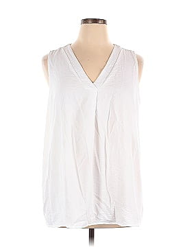 Cotton Bleu Sleeveless Blouse (view 1)