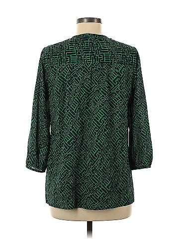 Shoshanna 3/4 Sleeve Silk Top (view 2)