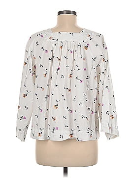 Madewell 3/4 Sleeve Blouse (view 2)