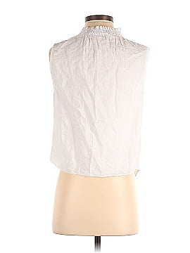 Intermix Sleeveless Button-Down Shirt (view 2)