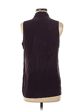 Ecru Sleeveless Silk Top (view 2)