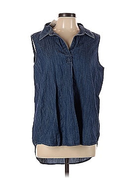 Style&Co Sleeveless Button-Down Shirt (view 1)