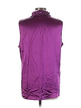 T Tahari Sleeveless Silk Top (view 2)