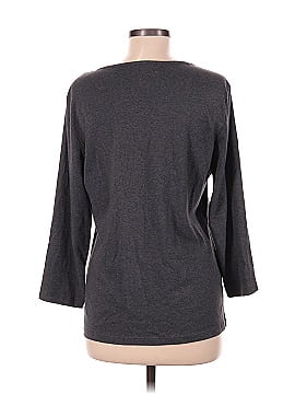 Karen Scott Long Sleeve Henley (view 2)