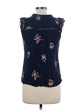 Pale Sky Sleeveless Blouse (view 2)