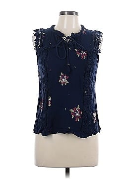 Pale Sky Sleeveless Blouse (view 1)