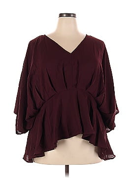 chic soul (chicsoul.com) 3/4 Sleeve Blouse (view 1)