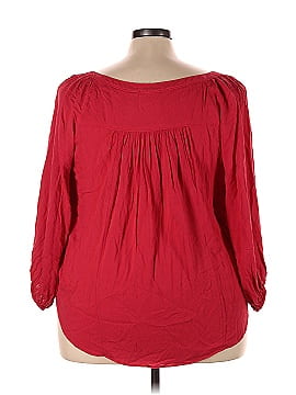 Maeve by Anthropologie 3/4 Sleeve Blouse (view 2)