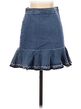 Intermix Denim Skirt (view 1)