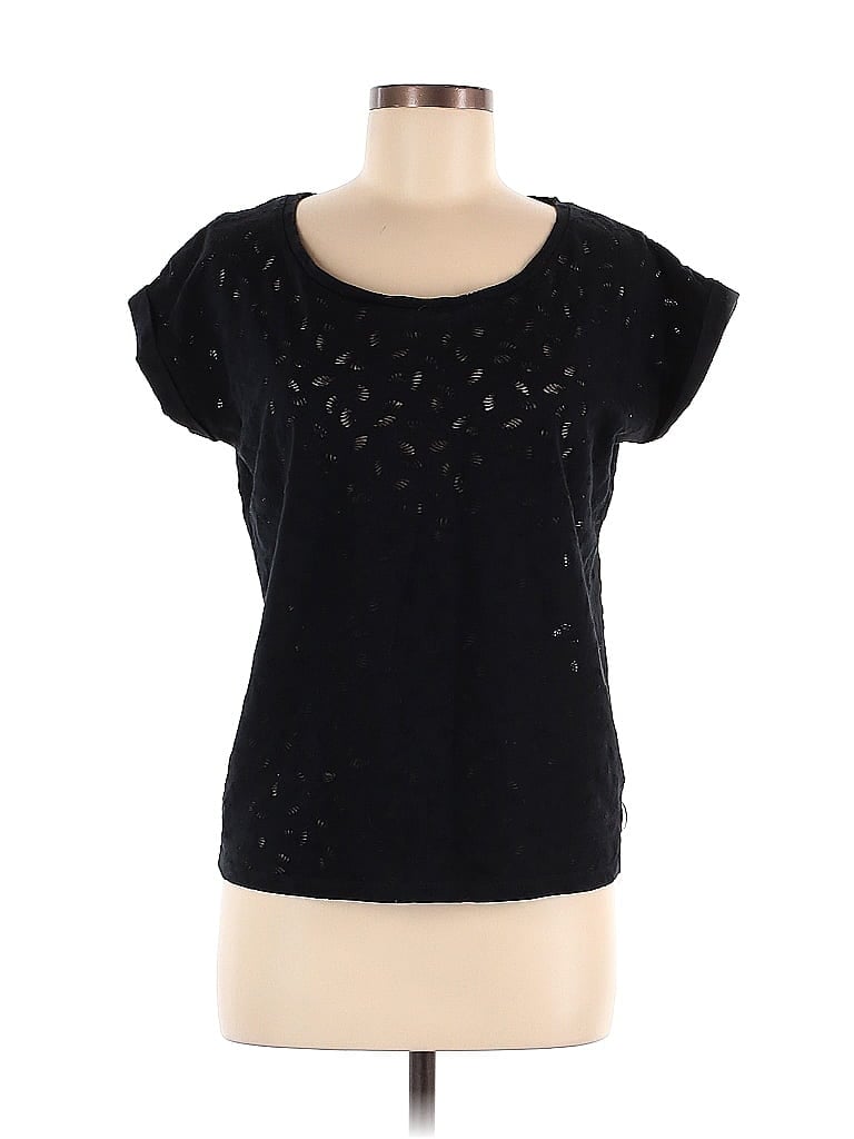 Pre-owned Maison Scotch Short Sleeve T-shirt In Black
