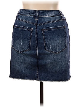 Meri Skye Denim Skirt (view 2)