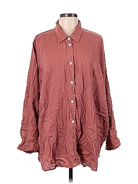 American Eagle Outfitters Long Sleeve Button-Down Shirt (view 1)