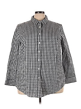 Woman Within Long Sleeve Button-Down Shirt (view 1)