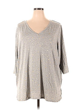 Lane Bryant 3/4 Sleeve T-Shirt (view 1)