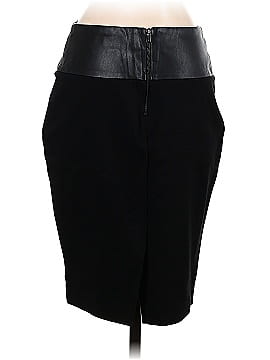 Calvin Klein Faux Leather Skirt (view 2)