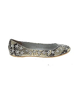 Jimmy Choo Snakeskin Embossed Flats (view 1)