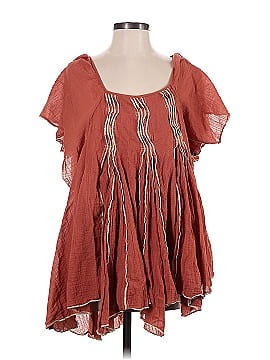 Free People Short Sleeve Blouse (view 1)