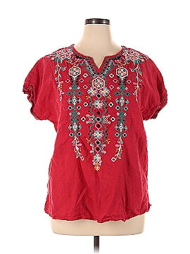 John Mark Short Sleeve Blouse (view 1)