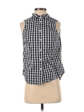 J.Crew Factory Store Sleeveless Button-Down Shirt (view 1)