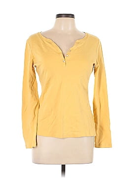 Karen Scott Long Sleeve Henley (view 1)