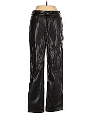 Mng Faux Leather Pants