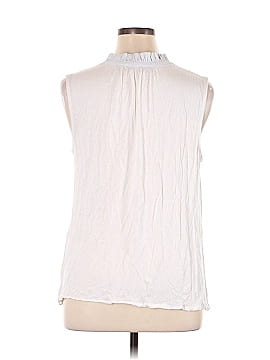 Ann Taylor LOFT Sleeveless Button-Down Shirt (view 2)