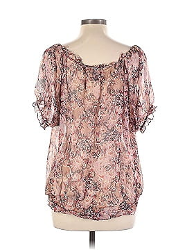 Ella Moss Short Sleeve Silk Top (view 2)