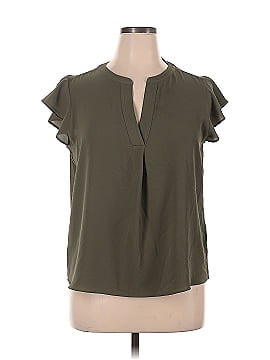 Calvin Klein Short Sleeve Blouse (view 1)