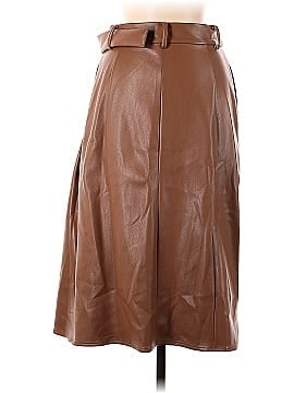 Petite Studio New York Faux Leather Skirt (view 2)
