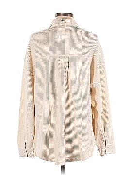 Aerie Long Sleeve Button-Down Shirt (view 2)