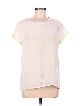 Cuyana Short Sleeve Silk Top (view 1)