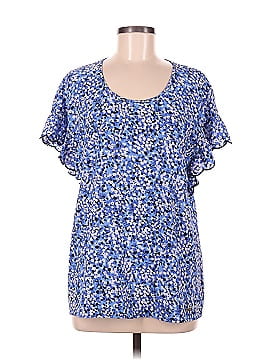 MICHAEL Michael Kors Short Sleeve Blouse (view 1)