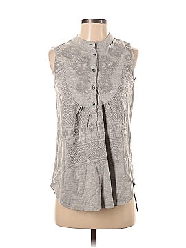 Dylan Sleeveless Button-Down Shirt (view 1)