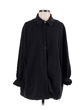 PrettyLittleThing 3/4 Sleeve Button-Down Shirt (view 1)