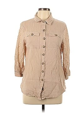 NINEXIS 3/4 Sleeve Button-Down Shirt (view 1)