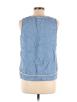 Pure Navy Sleeveless Blouse (view 2)