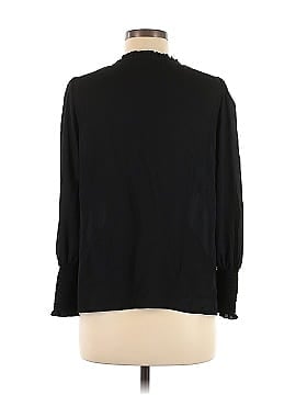 Aqua 3/4 Sleeve Blouse (view 2)