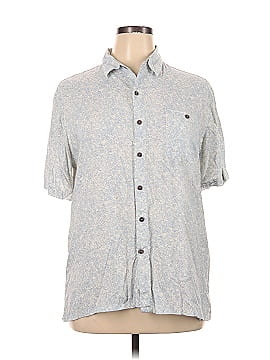 Batik Bali Short Sleeve Button-Down Shirt (view 1)