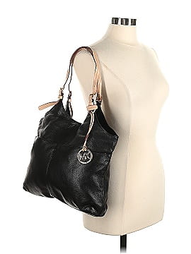 MICHAEL Michael Kors Leather Shoulder Bag (view 2)