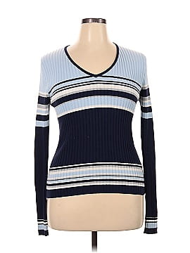 Anchor Blue Pullover Sweater (view 1)