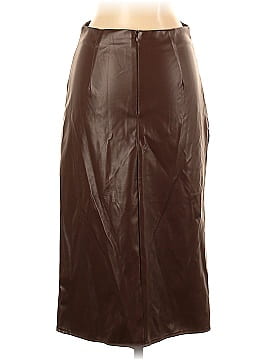 Micas Faux Leather Skirt (view 2)