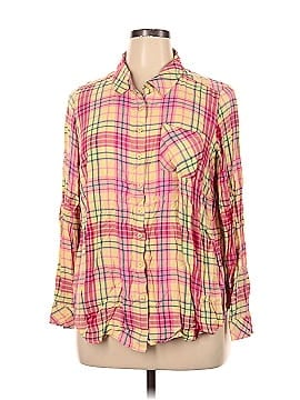 Torrid 3/4 Sleeve Button-Down Shirt (view 1)