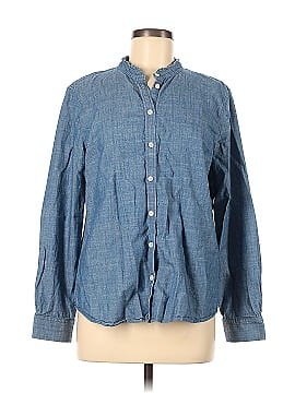 J.Crew Factory Store Long Sleeve Button-Down Shirt (view 1)