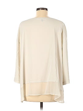 Eileen Fisher 3/4 Sleeve Silk Top (view 2)