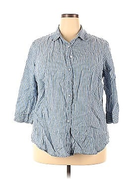 Coldwater Creek 3/4 Sleeve Button-Down Shirt (view 1)